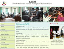 Tablet Screenshot of papri.org